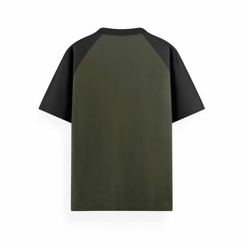Contrast Tee - Forest